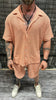 TEXTURED SET ORANGE DJANI