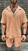 TEXTURED SET ORANGE DJANI
