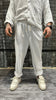 TEXTURED PANTS WHITE DJANI