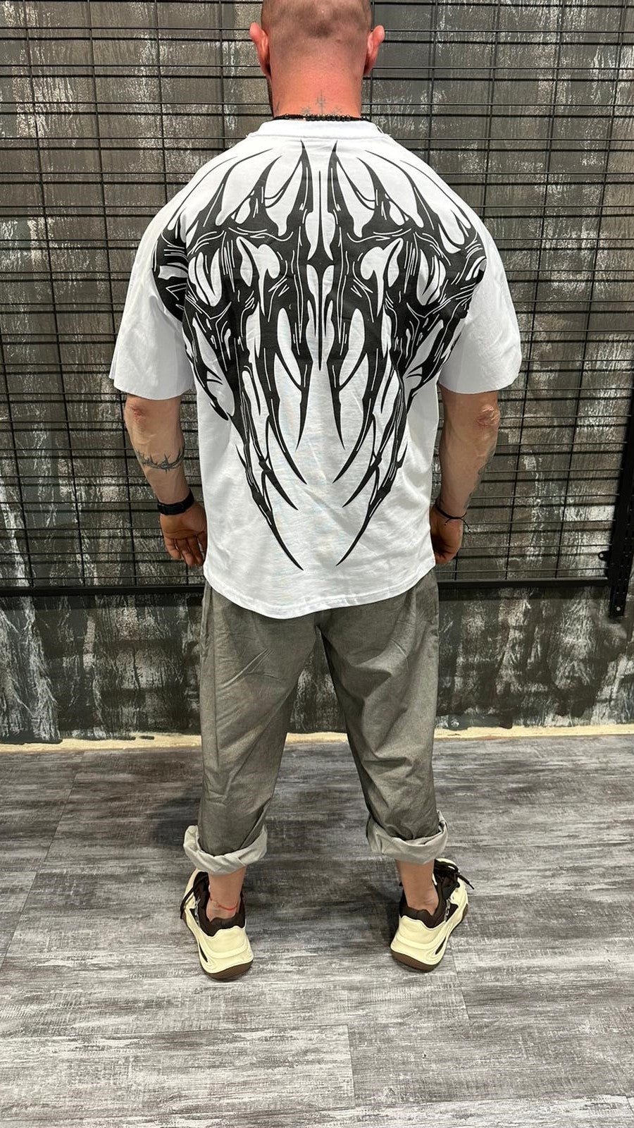 GRAPHIC CLAW WHITE DJANI