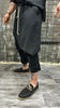 ARTISAN DRAPE PANTS BLACK DJANI