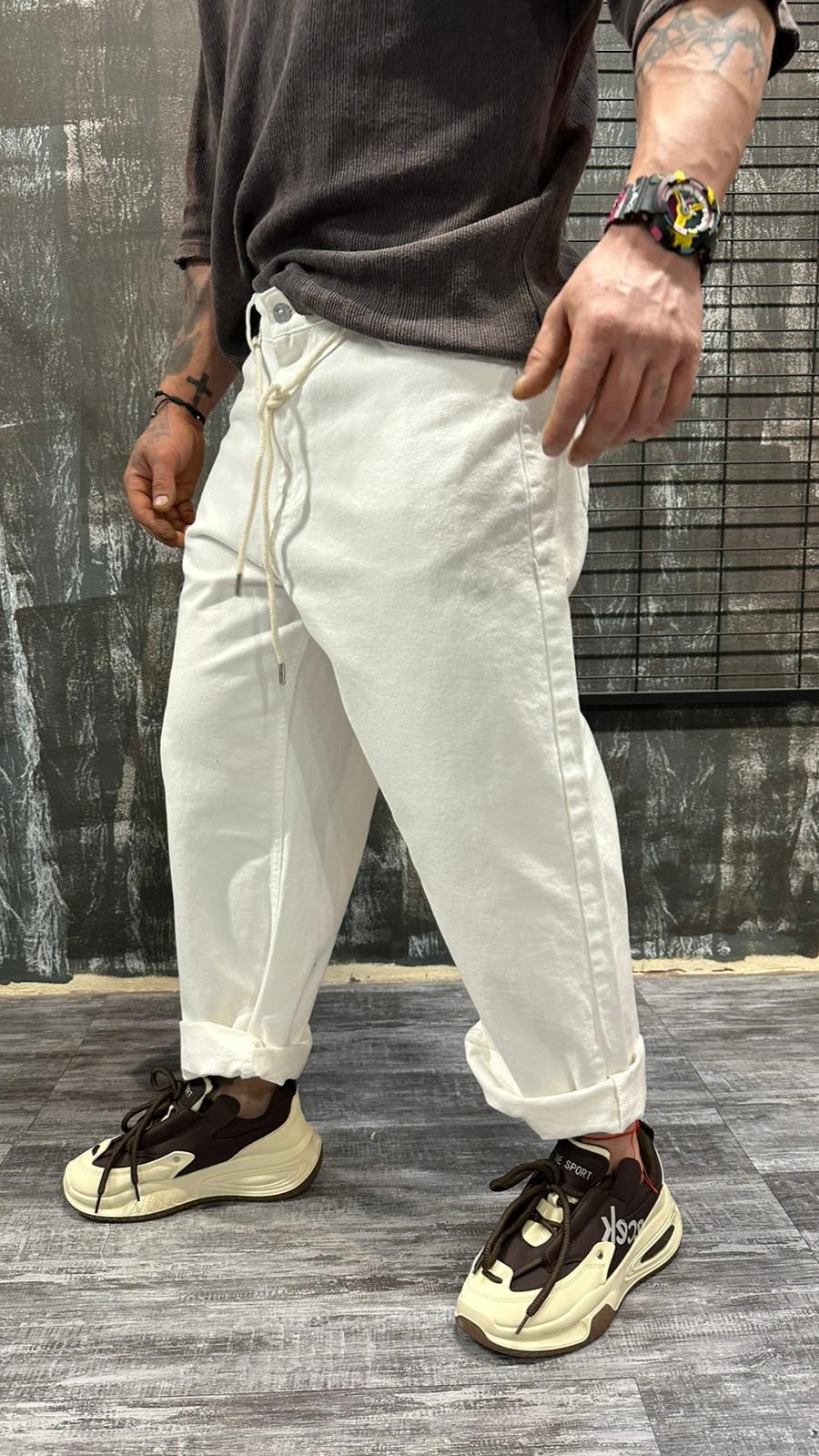 URBAN COMFORT PANTS WHITE DJANI