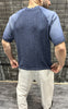 TEXTURED KNIT RAGLAN DJANI