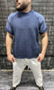 TEXTURED KNIT RAGLAN DJANI