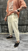 CREAM RELAX PANTS DJANI