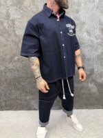 Мъжки деним сет с шалвар панталон – Urban Denim Statement - Image 7