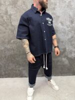 Мъжки деним сет с шалвар панталон – Urban Denim Statement - Image 6