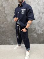 Мъжки деним сет с шалвар панталон – Urban Denim Statement - Image 5