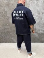 Мъжки деним сет с шалвар панталон – Urban Denim Statement - Image 2