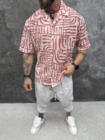 Premium Crochet Shirt „Maze“ Rose Edition - Image 3