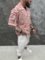 Premium Crochet Shirt „Maze“ Rose Edition