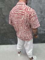Premium Crochet Shirt „Maze“ Rose Edition - Image 2