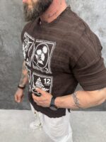Premium Oversize тениска „Botanic“ Brown edition - Image 3