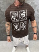 Premium Oversize тениска „Botanic“ Brown edition - Image 4