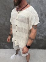 Мъжка плетена риза тип потник Ibiza Wave Premium Knit Shirt