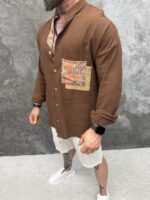 Nomad Heritage Brown Shirt – Мъжка риза - Image 8