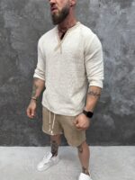NOMAD Linen Set – Ivory & Sand - Image 3