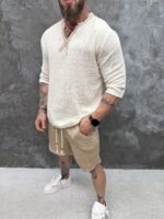 NOMAD Linen Set – Ivory & Sand