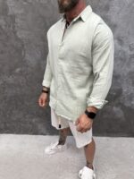 Breeze Linen Shirt – Mint - Image 2