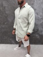 Breeze Linen Shirt – Mint - Image 6