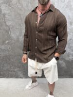 Terra Linen Shirt – Brown