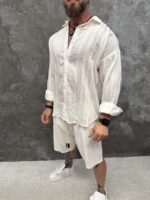 Arctic Linen Shirt – White - Image 6