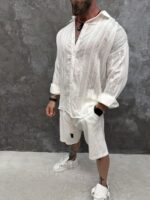 Arctic Linen Shirt – White