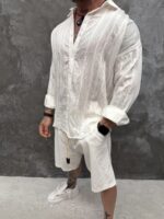 Arctic Linen Shirt – White - Image 3