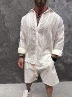 Arctic Linen Shirt – White - Image 4