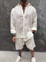 Arctic Linen Shirt – White - Image 5