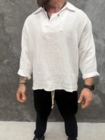 Riviera Linen Polo - Image 4