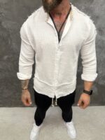 Raw Edge Santorini Shirt - Image 5
