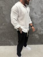 Raw Edge Santorini Shirt - Image 6