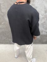 Noir Haven Oversized Polo - Image 7