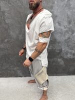 VANTAGE DRAPE HOOD TEE - Image 2